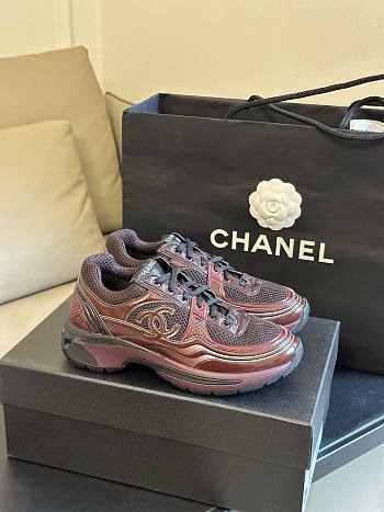 Fortok Chanel FW23 Golden Horn King Sneakers Red