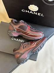 Fortok Chanel FW23 Golden Horn King Sneakers Red - 2