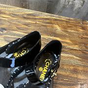 Fortok Chanel Mary Janes Wool and Cotton Tweed & Patent Calfskin Black - 3