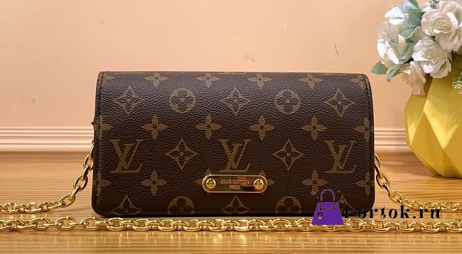 Fortok Louis Vuitton Wallet On Chain Lily 20.5x10x3.5cm - 1