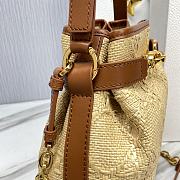 Fortok Dior C'est Bag Natural Macrocannage Raffia 24x10x24.5cm - 5