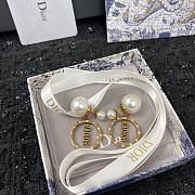 Fortok Dior Stud Earrings E1391   - 1