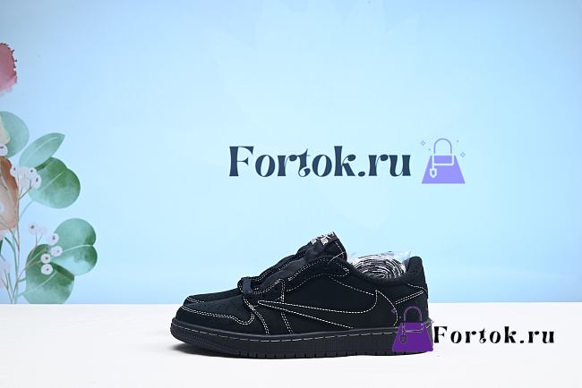 Fortok Nike Air Jordan 1 Retro Low Travis Scott ‘Black Phantom’ - 1