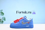 Fortok Nike Air Force 1 Low Off-White MCA University Blue Shoes - 1