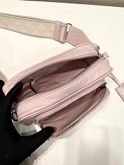 Fortok Prada Nappa Antique Multi-Pocket Shoulder Bag Pink 22x10.5x7cm - 3