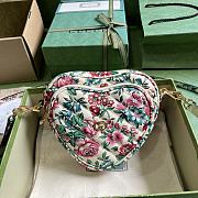 Fortok Gucci Ophidia GG Heart-shaped Wallet 20x17.5x6.5cm - 1