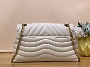 Fortok Louis Vuitton New Wave Chain Bag GM Ivory White - 6