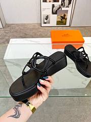 Fortok Hermes Egerie Sandals Black - 6