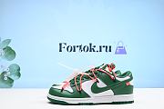 Fortok Nike Dunk Low Off-White Pine Green - 1
