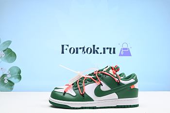 Fortok Nike Dunk Low Off-White Pine Green