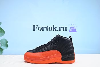 Fortok Air Jordan 12 Black & Brilliant Orange