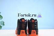 Fortok Air Jordan 12 Black & Brilliant Orange - 4