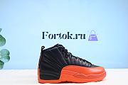 Fortok Air Jordan 12 Black & Brilliant Orange - 5