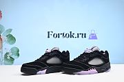 Fortok  Air Jordan 5 Retro Low ‘Dongdan’ Black & Purple - 3