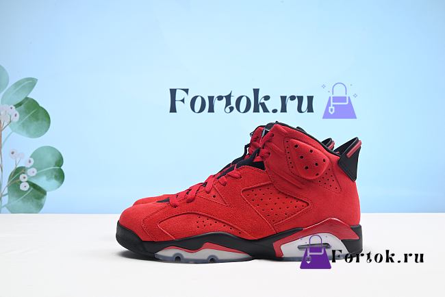 Fortok Nike Air Jordan 6 Retro Toro Bravo Black Red - 1