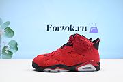 Fortok Nike Air Jordan 6 Retro Toro Bravo Black Red - 1