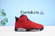 Fortok Nike Air Jordan 6 Retro Toro Bravo Black Red - 4