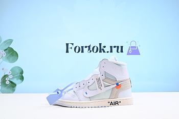 Fortok Nike Jordan 1 Retro High Off-White White AQ0818-100