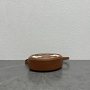 Fortok Celine Oval Bag Cuir Triomphe in Textile and Calfskin Tan - 5