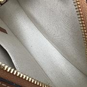 Fortok Celine Oval Bag Cuir Triomphe in Textile and Calfskin Tan - 3