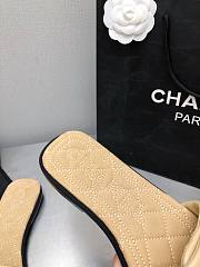 Fortok Chanel Mules Beige - 6