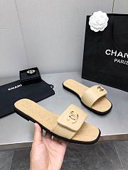 Fortok Chanel Mules Beige - 4