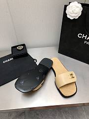 Fortok Chanel Mules Beige - 2