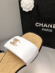 Fortok Chanel Mules White - 6