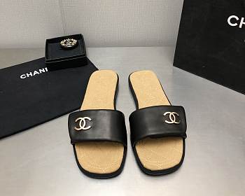 Fortok Chanel Mules Black