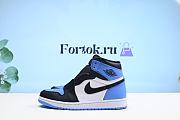 Fortok Air Jordan 1 Retro High OG DZ5485-400 Black Blue - 1