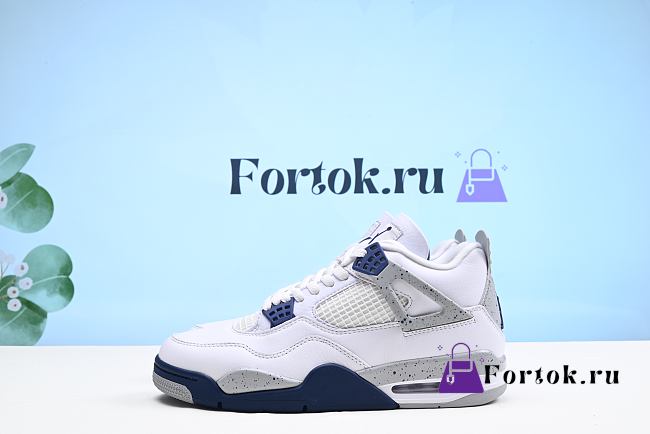 Fortok Jordan 4 Retro ‘Midnight Navy’ Shoes - 1