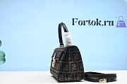 Fortok Fendi Vintage Brown Bag 21cm - 4