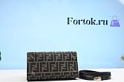 Fortok Fendi Vintage Brown Bag 21cm - 3