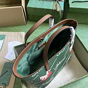 Fortok Gucci Kids Jetsons Print Shopping Bag Green 21x20x10cm - 6