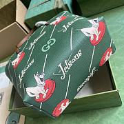 Fortok Gucci Kids Jetsons Print Shopping Bag Green 21x20x10cm - 3