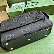 Fortok Gucci Jumbo GG Changing Bag Black 44x28x14cm - 6