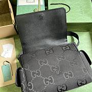 Fortok Gucci Jumbo GG Changing Bag Black 44x28x14cm - 3