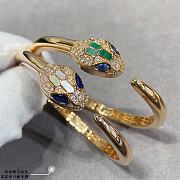 Fortok Bvlgari Stone Snake Bracelet - 3