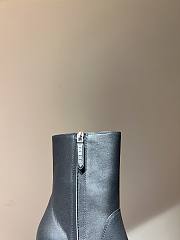 Fortok Gucci Logo-sole 75 Leather Platform Boots Black - 3