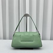 Fortok Jacquemus Le Bambimou Puffed Flap Bag Green 30x14x8cm - 6