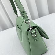 Fortok Jacquemus Le Bambimou Puffed Flap Bag Green 30x14x8cm - 5