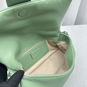 Fortok Jacquemus Le Bambimou Puffed Flap Bag Green 30x14x8cm - 4