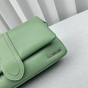 Fortok Jacquemus Le Bambimou Puffed Flap Bag Green 30x14x8cm - 2