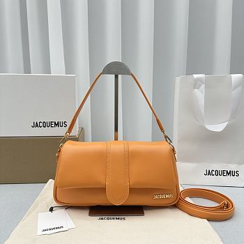 Fortok Jacquemus Le Bambimou Puffed Flap Bag Orange 30x14x8cm