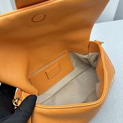 Fortok Jacquemus Le Bambimou Puffed Flap Bag Orange 30x14x8cm - 4