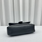 Fortok Jacquemus Le Bambimou Puffed Flap Bag Black 30x14x8cm - 5