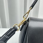 Fortok Jacquemus Le Bambimou Puffed Flap Bag Black 30x14x8cm - 4