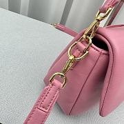 Fortok Jacquemus Le Bambimou Puffed Flap Bag Pink 30x14x8cm - 3