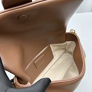 Fortok Jacquemus Le Bambimou Puffed Flap Bag Brown 30x14x8cm - 4