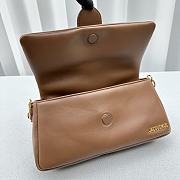 Fortok Jacquemus Le Bambimou Puffed Flap Bag Brown 30x14x8cm - 2